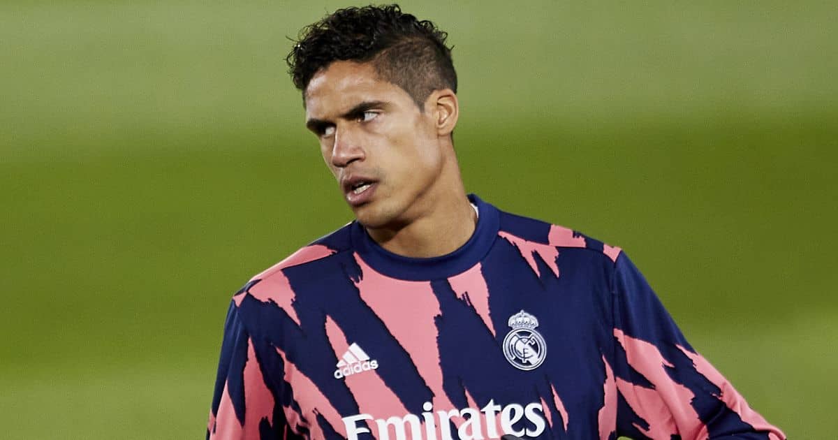 Raphael Varane, Real Madrid warming up