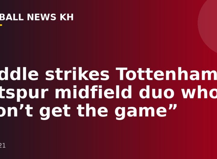 Hoddle strikes Tottenham Hotspur midfield duo who “don’t get the game”